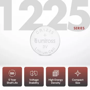 Uniross Batteries ličio baterija CR1225 3V - SP5 bendrosios paskirties baterija