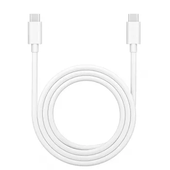 OPPO VOOC kabelis USB-C – USB-C, 8 A, baltas, EU (DL129)