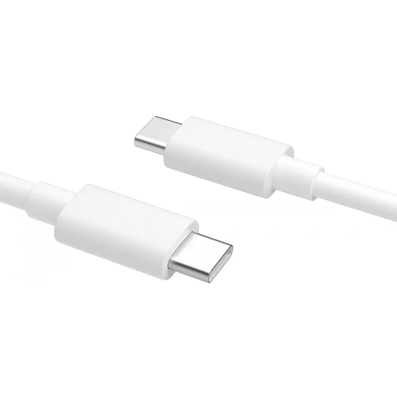 OPPO VOOC kabelis USB-C – USB-C, 8 A, baltas, EU (DL129)