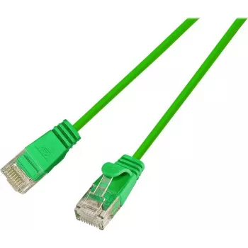 Wirewin Slim Cat6 U/UTP komutacinis kabelis, 2 m, žalias