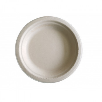 Gogreen Go Green kompostuojamos cukranendrių lėkštės Ø15 cm, 10 vnt.