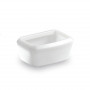 Stefanplast Second mažas vandens indas 0,3L (Gulliver 1-2-3) 12x8x5,4cm baltas