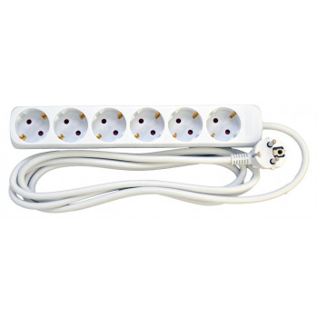 Mercodan Schuko maitinimo juosta su 6 lizdais (584420023)