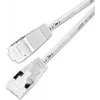 Wirewin Slim Cat6a Light komutacinis kabelis, apvalus, U/FTP, Ø 3,8 mm, baltas (PKW-LIGHT-STP-K6A 0.15 WS)