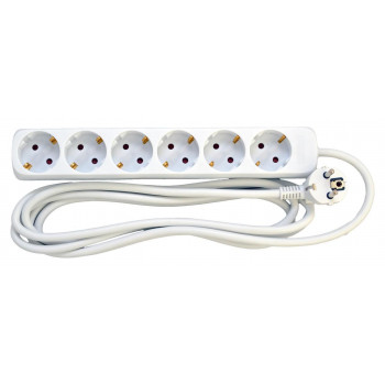 Mercodan Schuko elektros ilgintuvas su 6 lizdais (584420022)