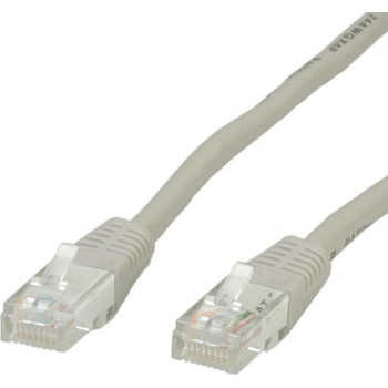 Secomp Cat6 U/UTP komutacinis kabelis RJ45, 5 m, smėlio spalvos