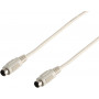 ShiverPeaks S/CONN maximum connectivity PS/2 kabelis, 2x 6 kontaktų Mini-DIN kištukas, 1,8 m (78107-2)