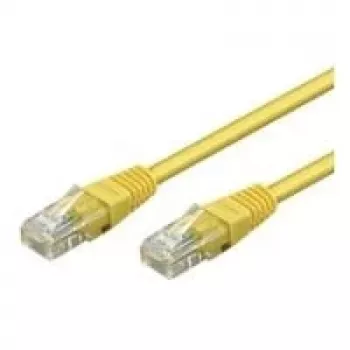 Goobay Cat5e U/UTP tinklo kabelis RJ45, CCA, 5 m, geltonas (68376)