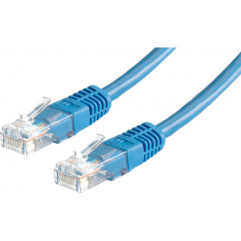 Secomp Cat6 U/UTP komutacinis kabelis RJ45, 2 m, mėlynas