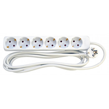 Mercodan Schuko elektros ilgintuvas su 6 lizdais (503800027)