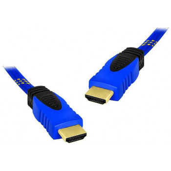 LTC High Speed HDMI kabelis, 5 m, 4K, mėlynas