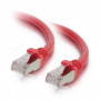 Mercodan Cat6a S/FTP komutacinis kabelis RJ45, 2 m, raudonas