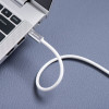 Forcell USB laidas USB-C į USB-C, 2 m, 240 W, baltas
