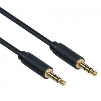 Mercodan Pro Minijack 5.0m, itin minkštas garso kabelis