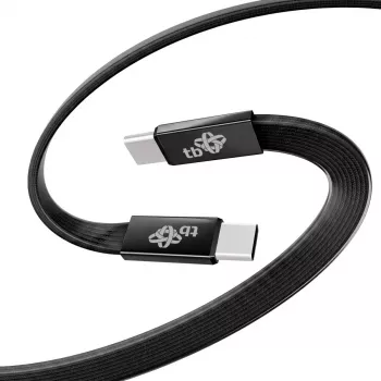 TB USB 2.0 kabelis USB-C į USB-C, 1 m, 60 W, juodas