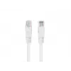 Lanberg Cat5e U/UTP komutacinis kabelis RJ45, 0,25 m, baltas, 10 vienetų paketas