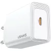 Usams T69 20W USB-C baltas įkroviklis