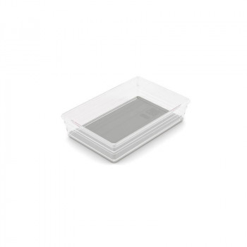 KIS Box Sistemo Organizer 7 22,5 x 15,5 x 5 cm permatomas/šviesiai pilkas