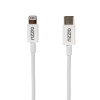 Gizzu USB-C į Lightning kabelis, 1,8 m, 27 W PD, baltas (GCPU2L18)