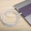 Gizzu USB-C į Lightning kabelis, 1,8 m, 27 W PD, baltas (GCPU2L18)