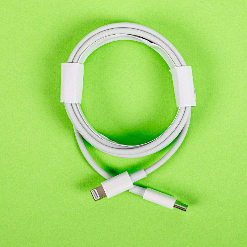 Gizzu USB-C į Lightning kabelis, 1,8 m, 27 W PD, baltas (GCPU2L18)