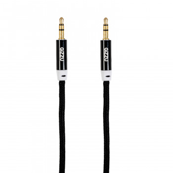 Gizzu 3.5mm AUX kabelis 2m - juodas