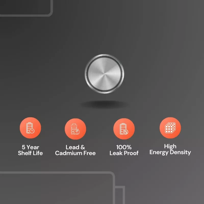 Uniross A675 elementinės baterijos klausos aparatams, 540mAh, 6 vnt.