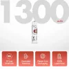 Uniross Max Power šarminės baterijos AAA / LR03 1300mAh, 4 vnt.