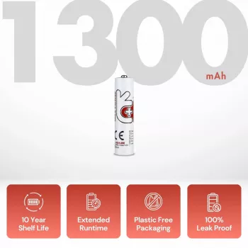 Uniross Max Power šarminės baterijos AAA / LR03 1300mAh, 4 vnt.