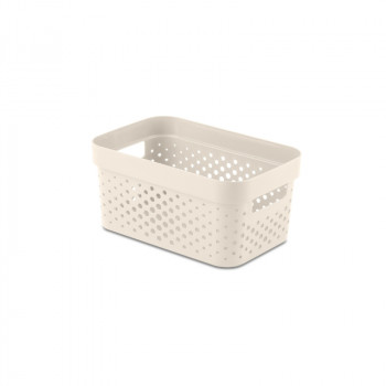 Curver Infinity Recycled dėžė 4,5 l, 27x19x12 cm, balta (Oasis White)