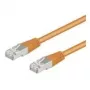 Goobay Cat5e F/UTP komutacinis kabelis RJ45, 1 m, oranžinė