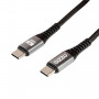 Gizzu USB-C į USB-C kabelis 60W 480Mbps, 1 m