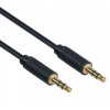 Mercodan Pro Minijack 1.0m, itin minkštas garso kabelis