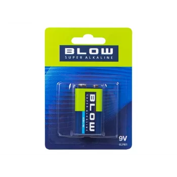 BLOW Super Alkaline 9V 6LR61 baterija (lizdinė pakuotė)