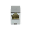 Logilink RJ45 kabelių sujungimo adapteris (lizdas–lizdas), Cat.5e, ekranuotas, plastikinis korpusas