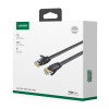 Ugreen NW102 plokščias Cat6 U/UTP komutacinis kabelis RJ45, 0,5 m, juodas