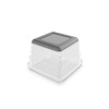 KIS Box Sistemo Organizer 1 7,5 x 7,5 x 5 cm permatomas/šviesiai pilkas