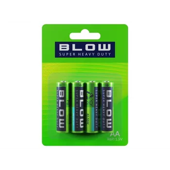 Baterijos BLOW AA R06P Super Heavy Duty, lizdinė pakuotė, 4 vnt.