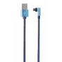 Gembird pintas USB 2.0 kabelis USB-A į Micro-USB, kampuotas, 1 m