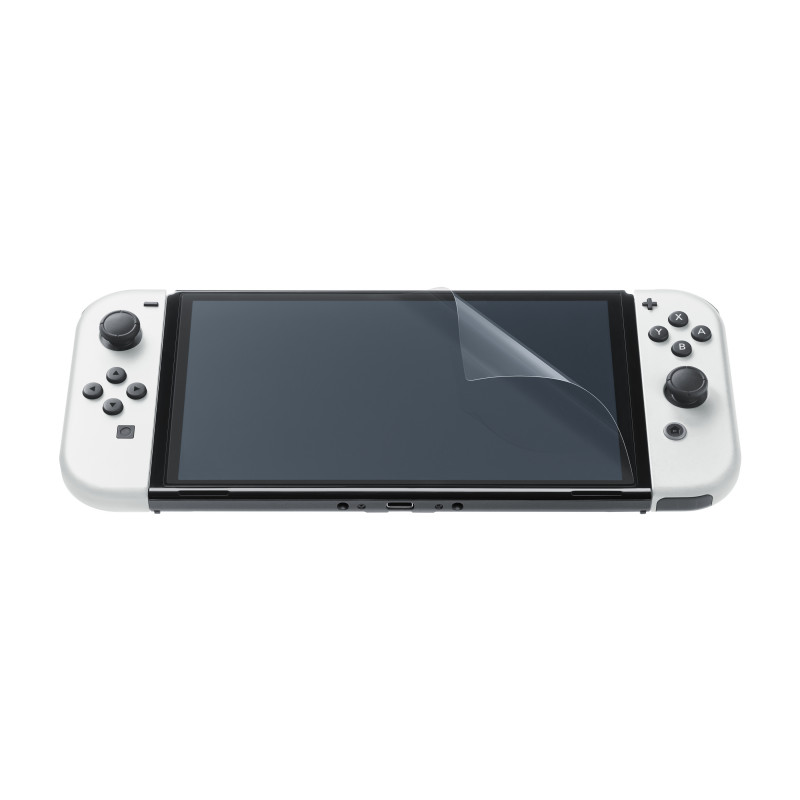 Nintendo Switch dėklas ir ekrano apsauga (juoda/balta)