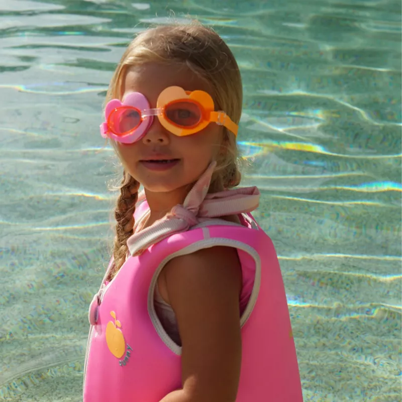 Sunnylife vaikiški plaukimo akiniai – Poppy the Peach