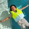 Sunnylife vaikiška plaukiojimo liemenė (3–6 metai) – Aqua Neon