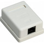 Goobay RJ45 tinklo lizdas, baltas (77632)