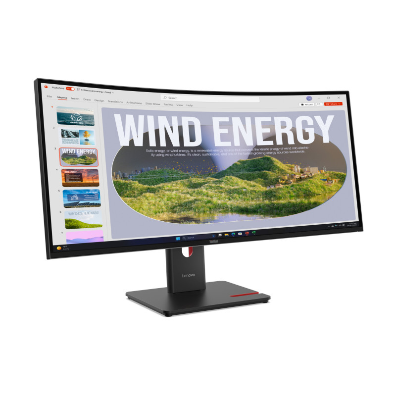 Lenovo monitorius ThinkVision T34WD-40 34'' su MC60