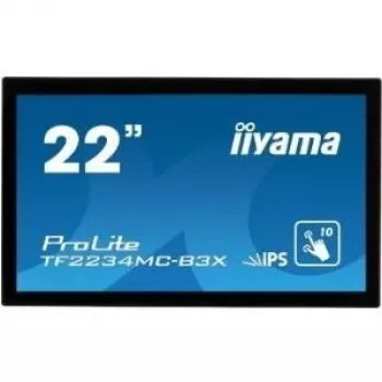 iiyama ProLite TF2234MC-B3X 21.5 inch (54,61 cm) PCAP 10 taškų jutiklinis monitorius, IPS, 1920x1080, VGA, DVI