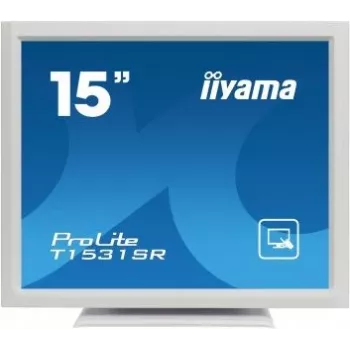 iiyama ProLite T1531SR-W3 15 inch (38,1 cm) varžinis jutiklinis monitorius, 4:3, 1024x768, DVI, baltas