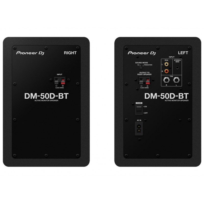 Pioneer DM-50D-BT garsiakalbis, 2-jų juostų, juodas, laidinis ir belaidis, 50 W