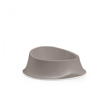 Stefanplast Chic šėrimo dubenėlis 0,65 L 22x22x8,6 cm, šviesiai pilkas