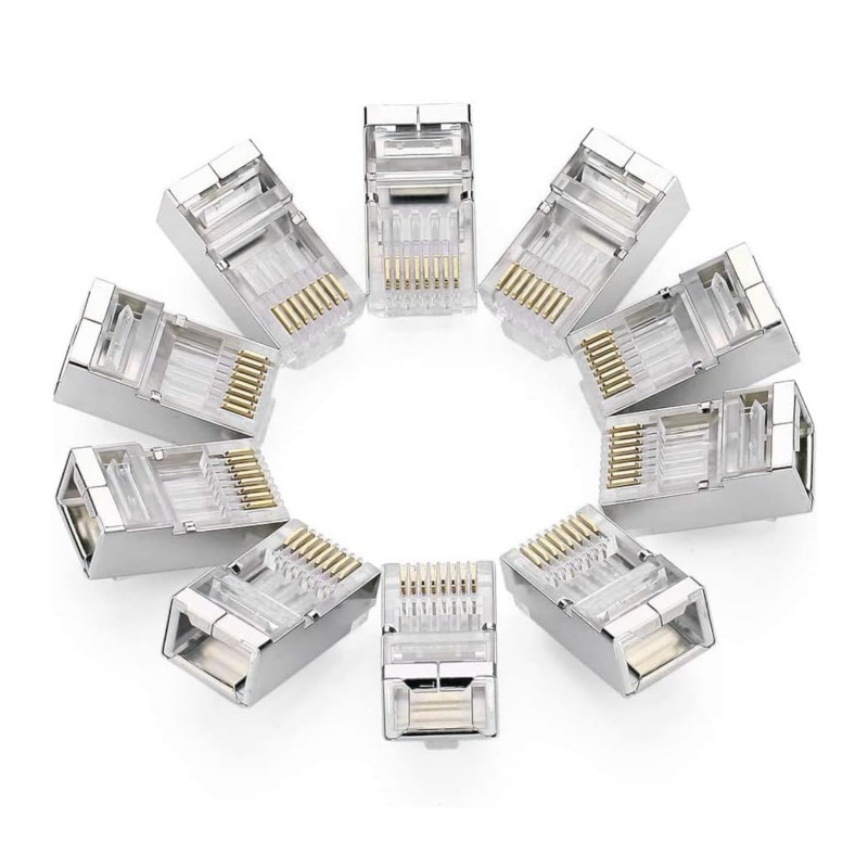 UGREEN CAT6 FTP RJ45 moduliniai kištukai, 10 vnt.