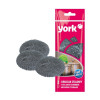 YORK plieninė tinklelinė šveitimo kempinė, 3 vnt.